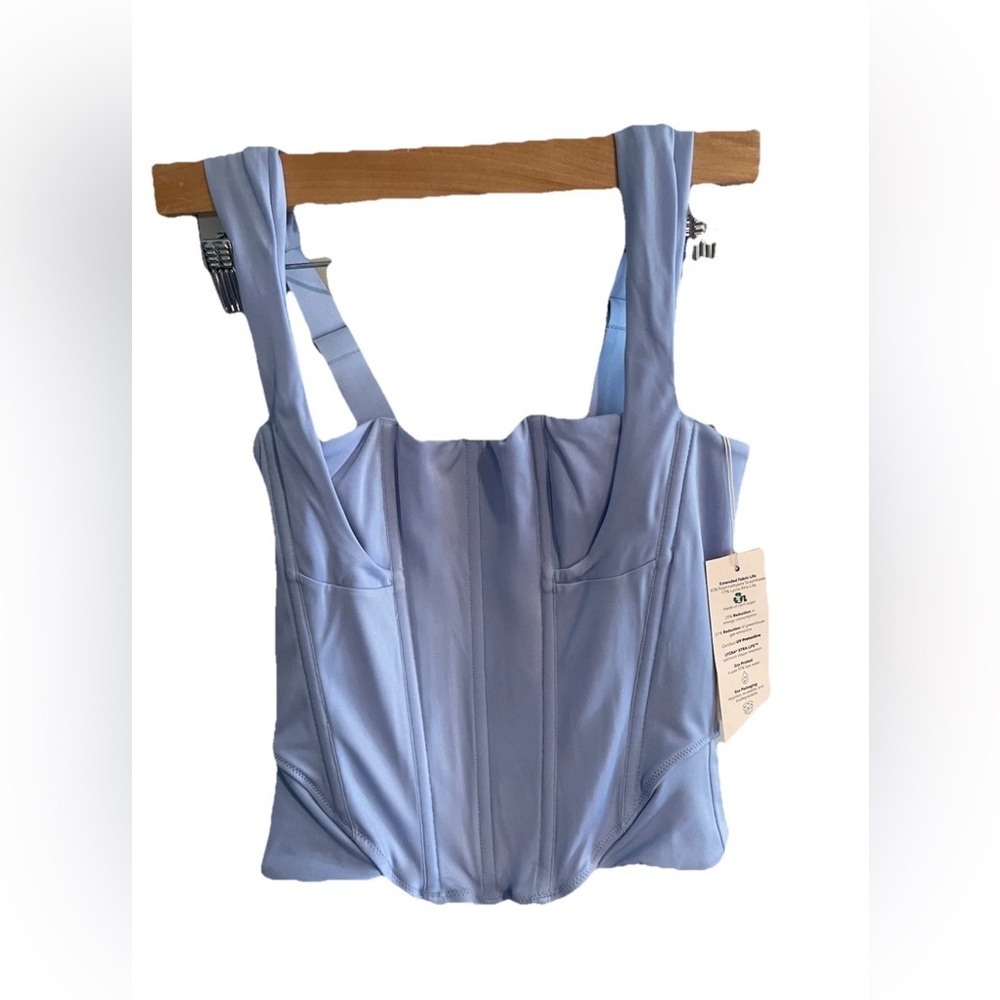 Elegant Blue Women's Top - Picture 2 of 14